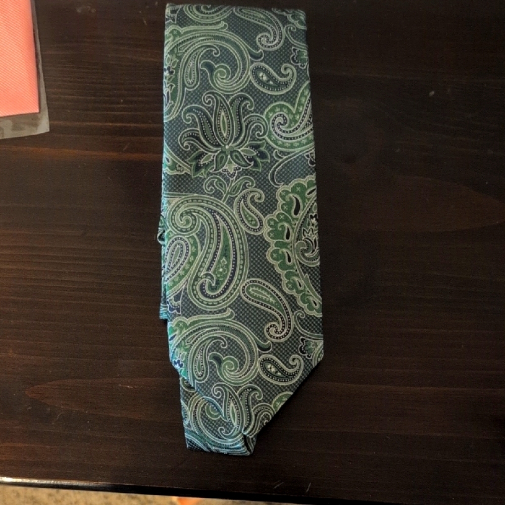 Elizabetta Pavia - Silk Jacquard Emerald Green XL Tie